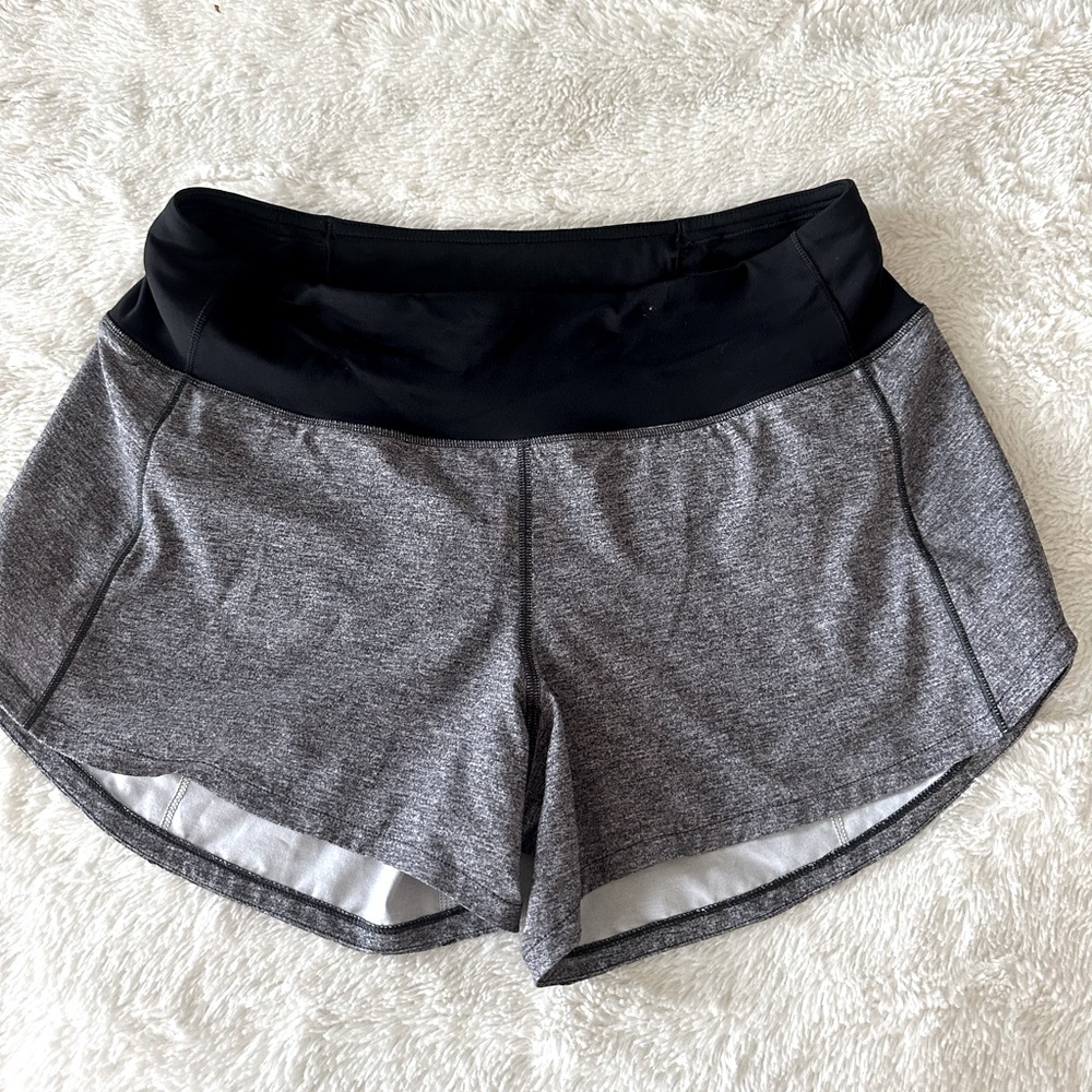 Lululemon 4 Inch Grey Speed Ups